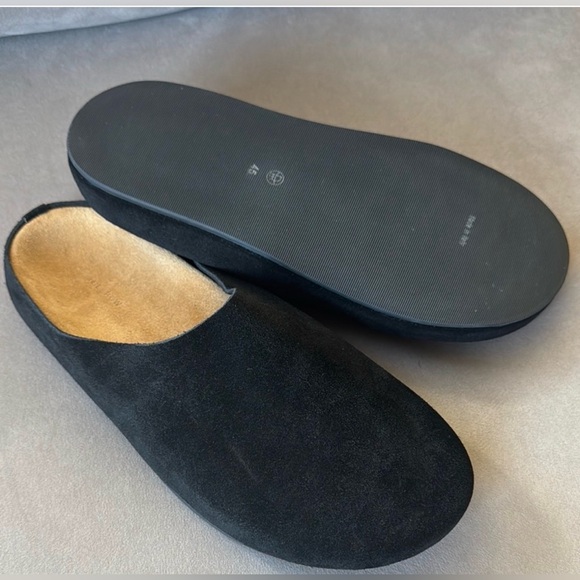 The Row Other - The Row Black Hugo Suede Cloag Loafers